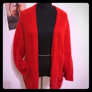 American apparel mohair oversized cardigan